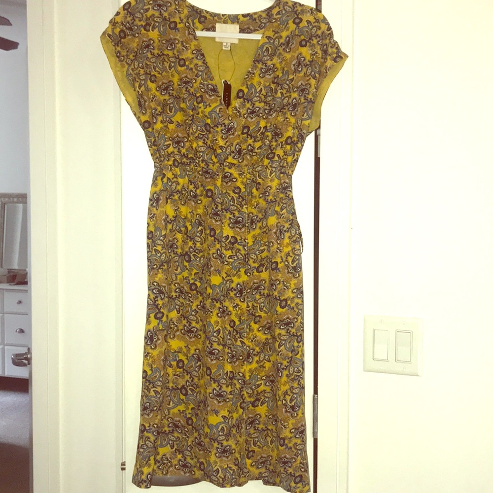 Semi-wrap summer dress